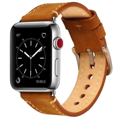 genuine leather apple watch strap